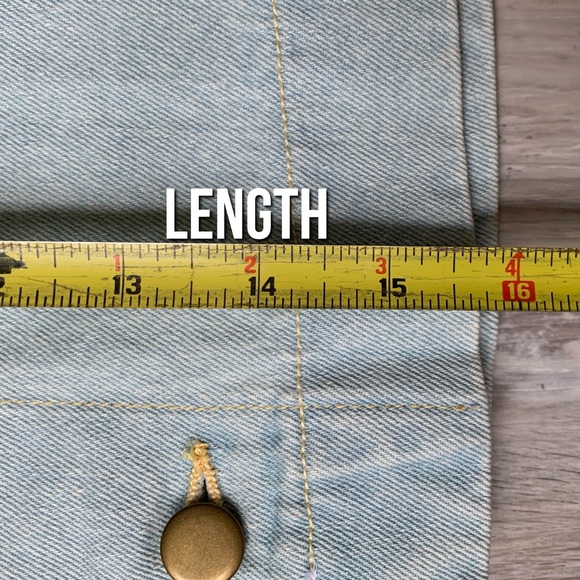 American Apparel : light denim button down skirt - Picture 10 of 10